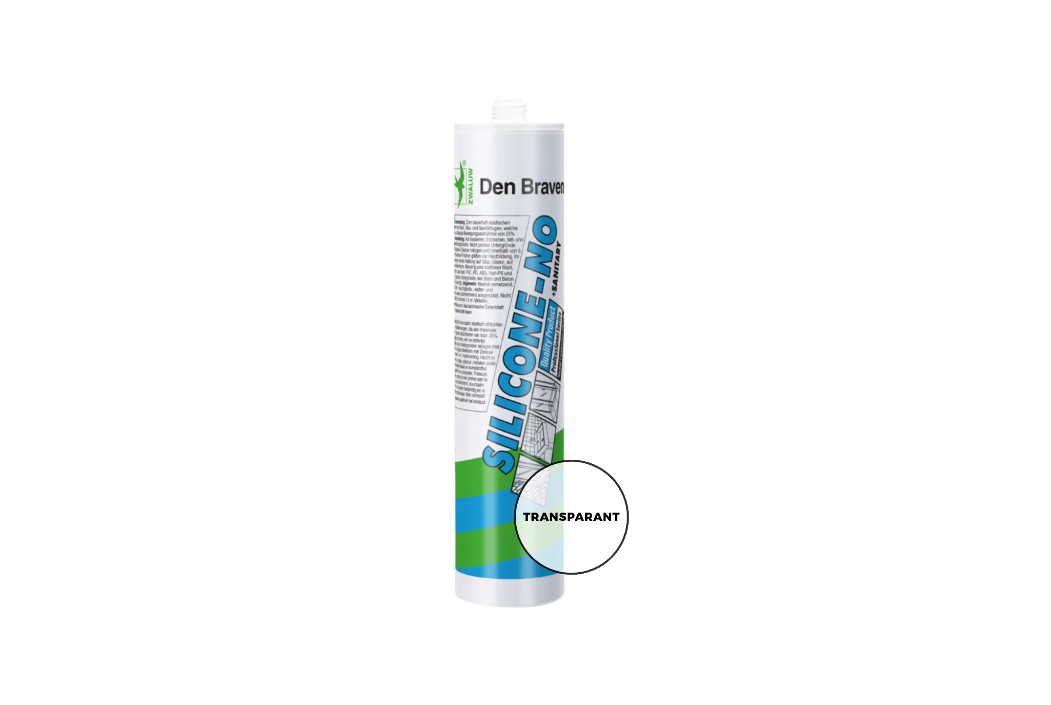 Zwaluw Silicone-no plus transp. 310 ml