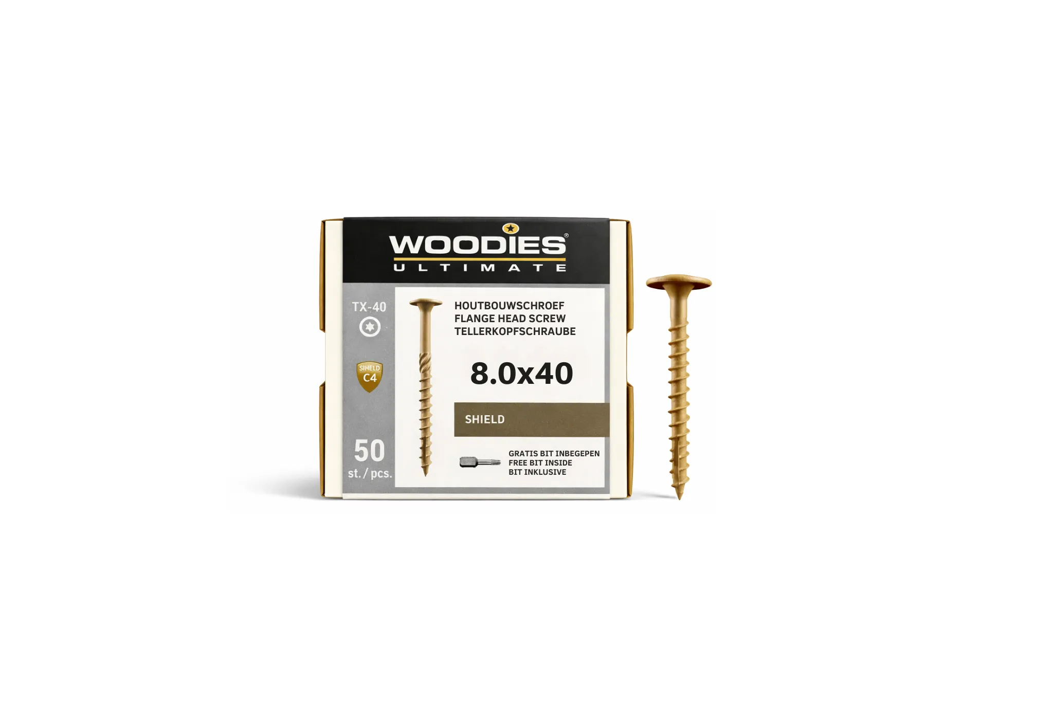 Woodies Ult paalh.schr. 8.0x40 T40 50/ds